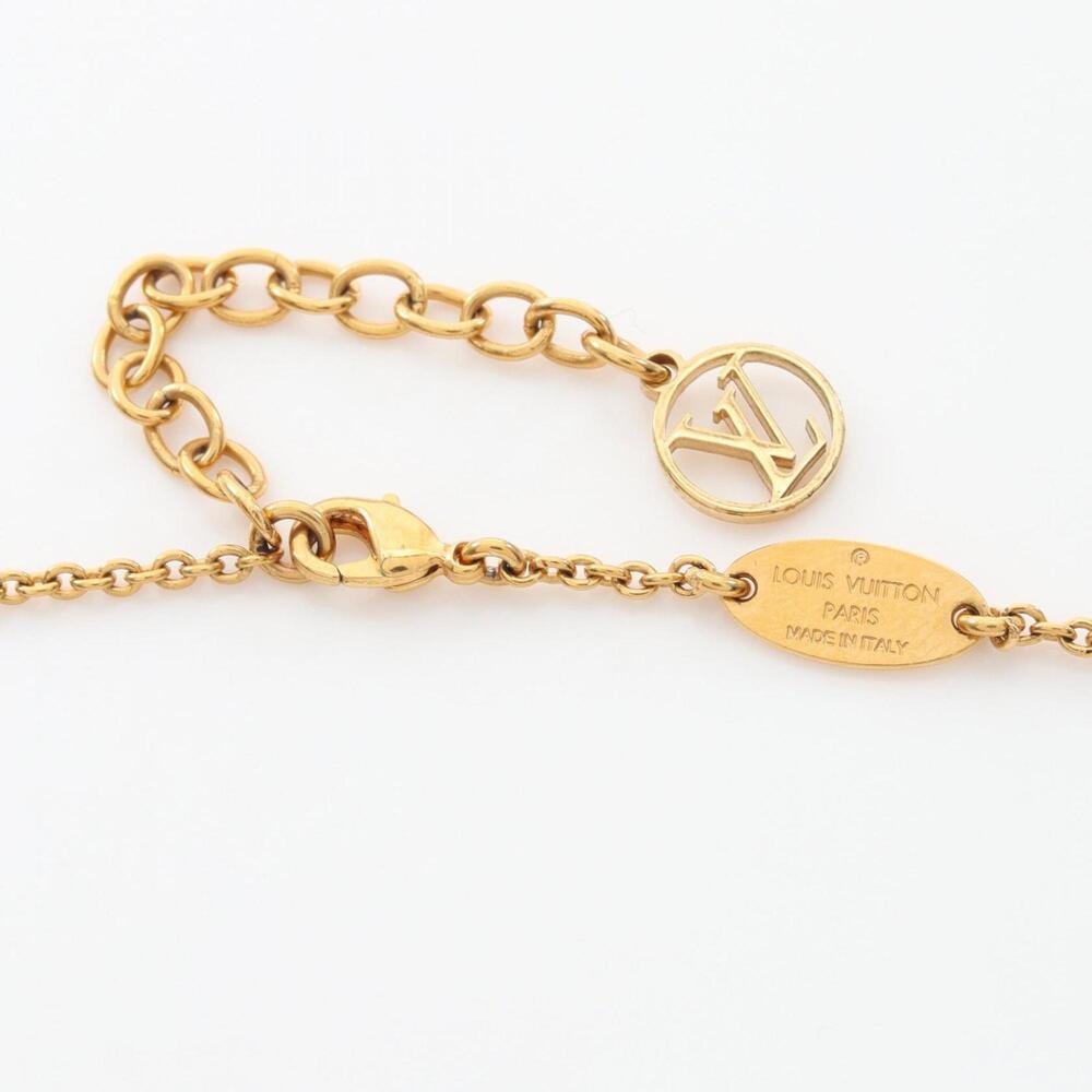 LOUIS VUITTON Gold Necklace - Picture 4 of 7